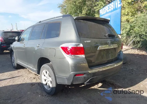 2012 Toyota Highlander Se V6 from USA, damaged, VIN 5TDBK3EH9CS152816